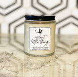 Image of "Violent Little Thing - Fourth Wing Series" labelled candle