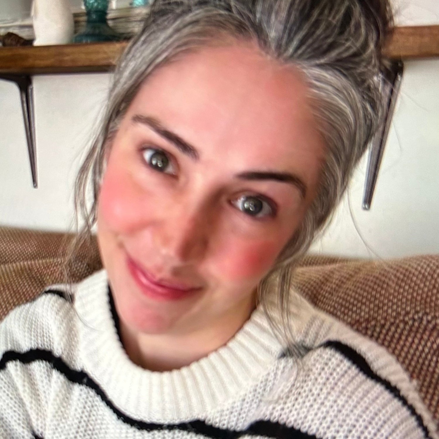 Photo of Nicole, founder of Booked Candle Co.