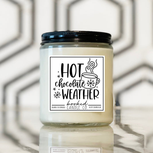 Hot Chocolate Weather hand-poured candle