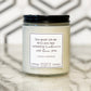 Image of "Ardently Admire And Love -  Pride & Prejudice" labelled candle