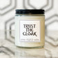 Image of "Trust The Cloak - Rangers Apprentice Series" labelled candle