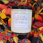Image of "I'm So Glad I Live In A World Where There Are Octobers - Anne Of Green Gables Series" labelled candle