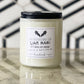 Image of "RIP Liam - Fourth Wing Series" labelled candle
