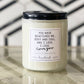 Image of "You Have Bewitched Me - Pride & Prejudice" labelled candle