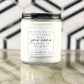 Image of "My Soul Will Go To Its Grave - Phantasma" labelled candle