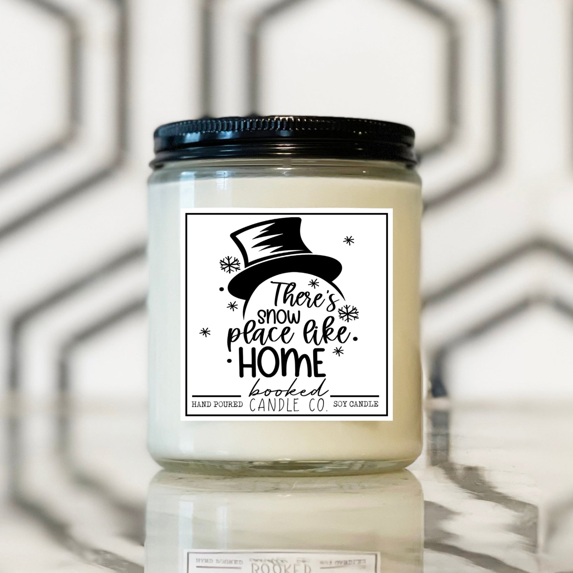 There's Snow Place Like Home hand-poured candle image