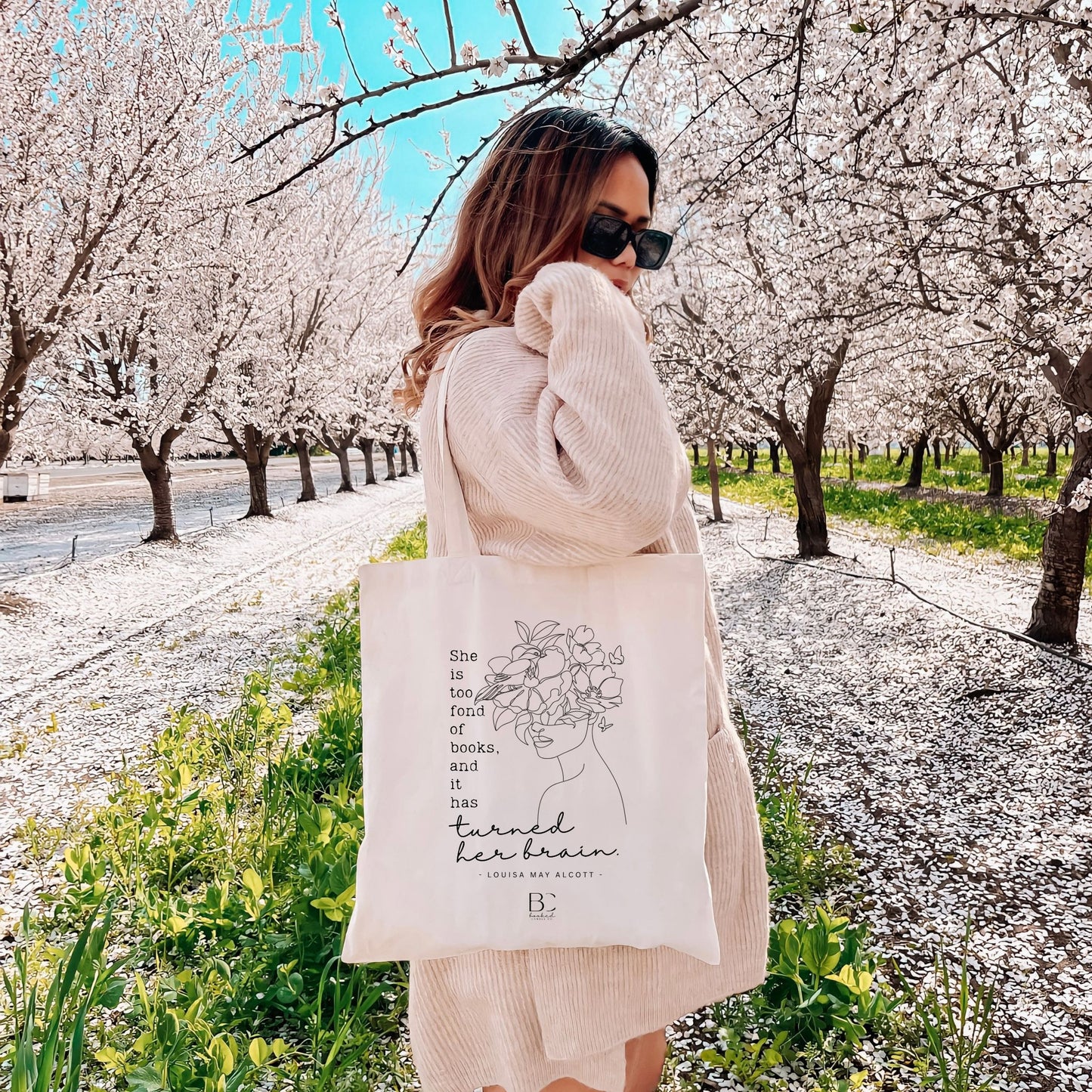 She Is Too Fond Of Books And It Has Turned Her Brain - Tote